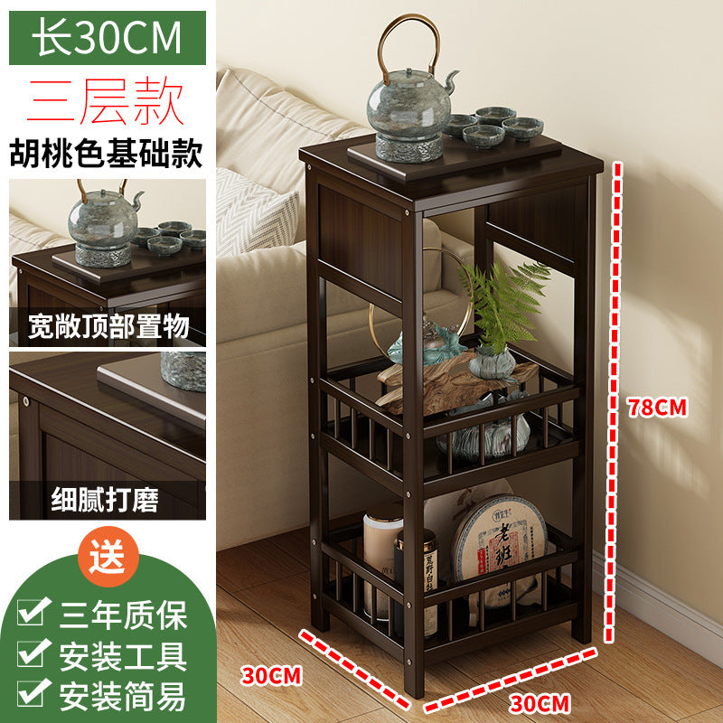 简易小茶几柜小桌子茶水间移动茶台客厅家用茶杯具泡茶桌简约现代Simple small tea cabinet, small table, tea corner, portable tea stand, living room, home use, teacup set, tea-making table, minimalist and modern