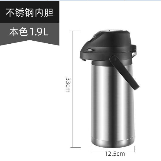 按压式保温瓶家用大容量保暖壶学生宿舍用开水瓶水壶气压式热水瓶Push-Button Thermos, Large-Capacity Household Thermos, Thermos for Student Dormitories, Hot Water Bottle, Pressure-Sealed Thermos