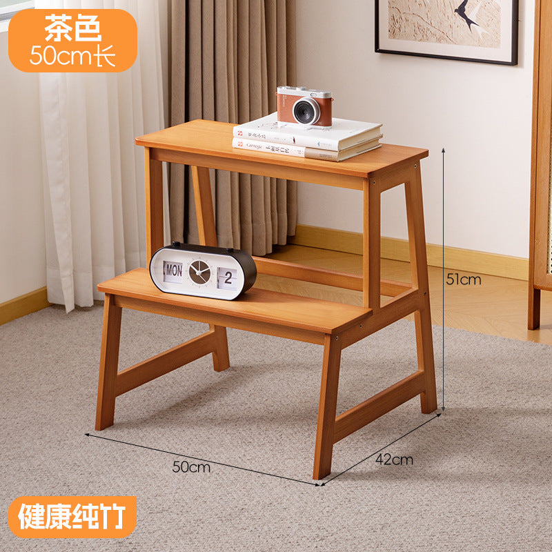 楠竹人字梯可折叠家用梯凳便携多功能折叠梯小型加厚梯子凳子批发Nan Zhu A-frame Ladder – Foldable Household Ladder and Step Stool, Portable Multifunctional Folding Ladder, Small Reinforced Ladder and Step Stool – Wholesale