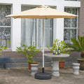2.4米双杠铝柱手推伞2.4-metre aluminium-pole hand-operated umbrella with double rungs