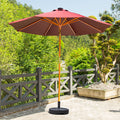 2.7米灯条榉木摇头中柱伞2.7-metre beechwood centre-pole umbrella with moving head and light strip