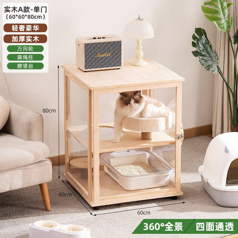 猫别墅猫窝猫爬架一体封闭式实木猫屋家用超大室内猫咪猫笼子猫舍Camping Folding Table – Foldable Outdoor Portable Table, Picnic Table, Market Stall Table, Home Use, Minimalist and Multifunctional