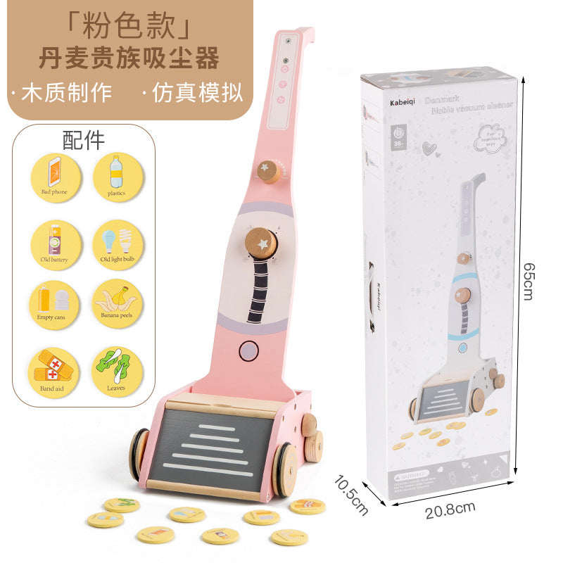 木制丹麦厨房过家家小卖部儿童仿真玩具套装水果蔬菜可烧烤杂货铺Wooden Danish-style play kitchen and shop set for children – realistic toy set featuring fruit, vegetables, barbecue accessories and groceries