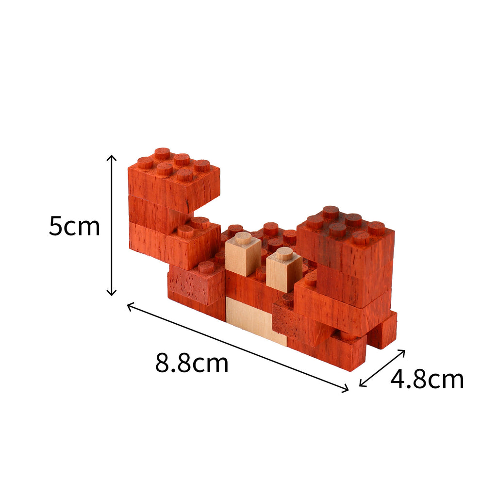 益智解压拼装玩具小动物积木 Puzzle decompression assembly toys, small animal building blocks5201-5214