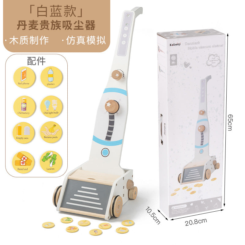 木制丹麦厨房过家家小卖部儿童仿真玩具套装水果蔬菜可烧烤杂货铺Wooden Danish-style play kitchen and shop set for children – realistic toy set featuring fruit, vegetables, barbecue accessories and groceries