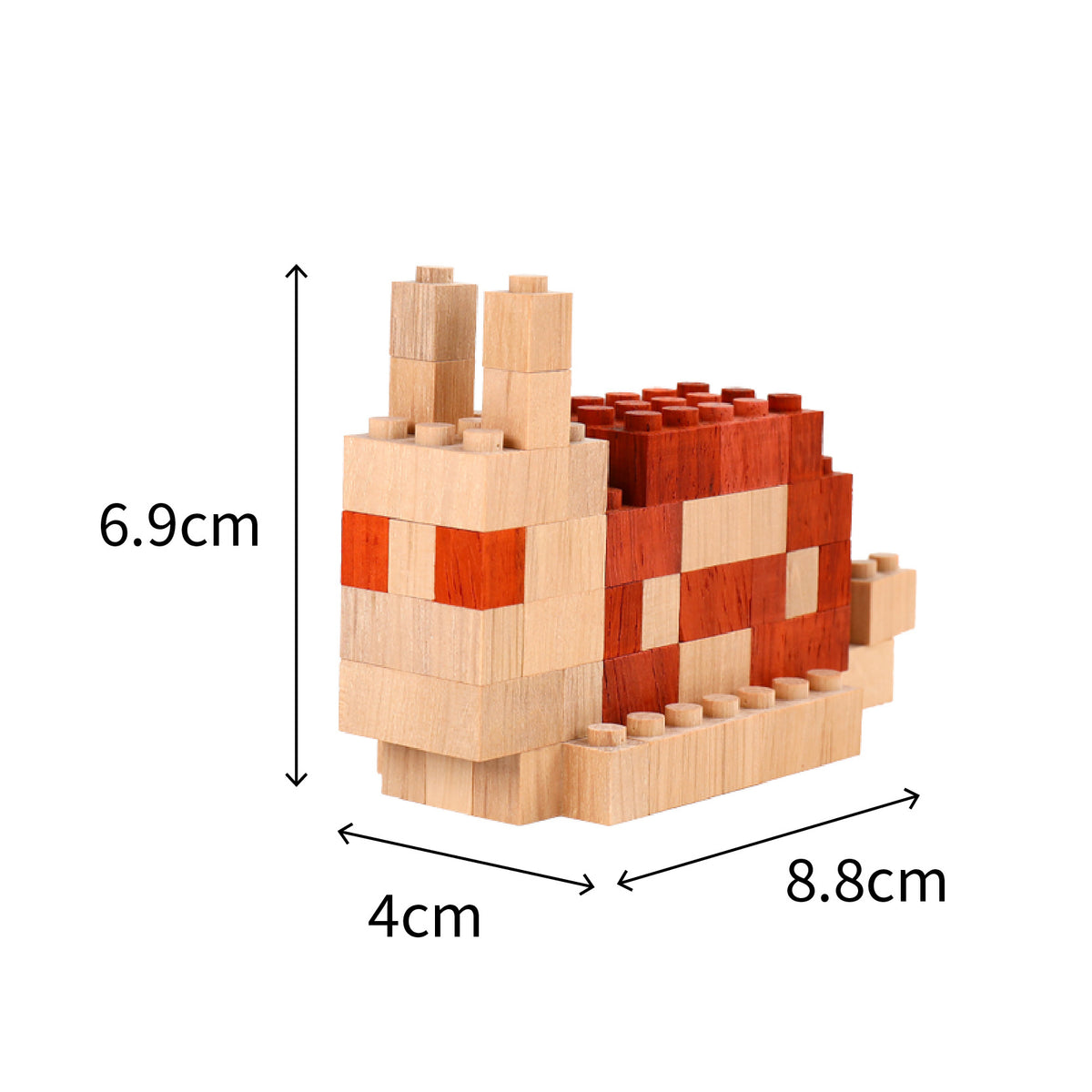 益智解压拼装玩具小动物积木 Puzzle decompression assembly toys, small animal building blocks5201-5214