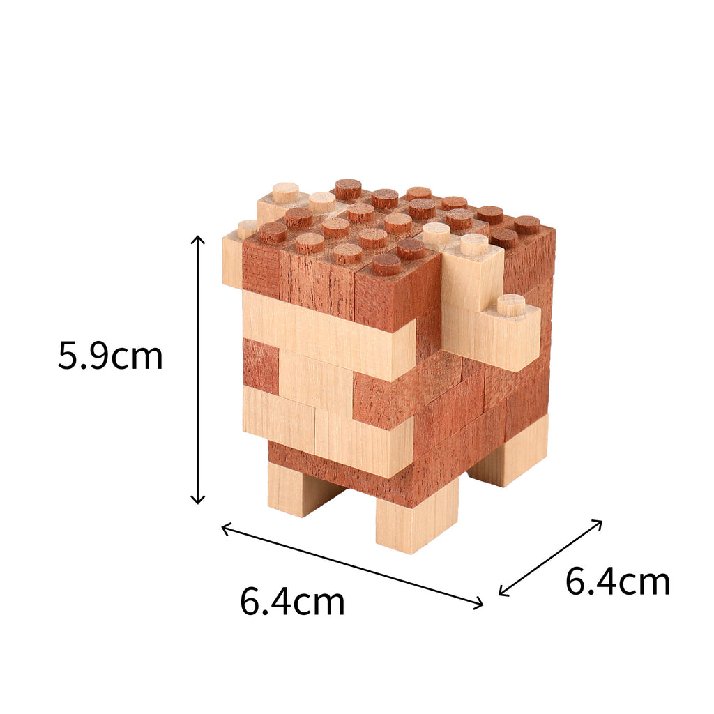 益智解压拼装玩具小动物积木 Puzzle decompression assembly toys, small animal building blocks5201-5214