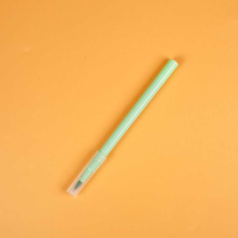 软头细支水彩笔透明保护套彩色散装学生美术水溶性彩笔画批发Soft-tip, fine-tip watercolour pens, transparent protective sleeves, assorted colours, loose pack, student art supplies, water-soluble coloured pens, wholesale