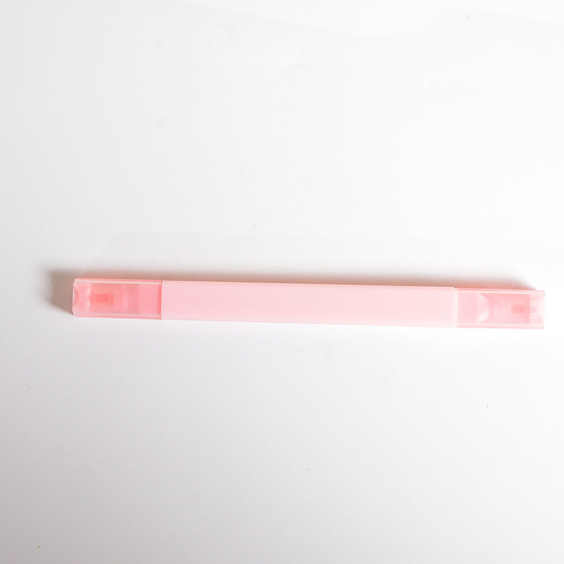 彩色荧光笔套装 双头四方彩色香味标记笔学生划重点DIY手账记号笔Coloured Highlighter Set: Double-ended, Square-tipped, Coloured, Scented Markers – Ideal for Students to Highlight Key Points and for DIY Bullet Journaling
