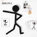 木制儿童益智早教运动小人玩具幼儿园大小中班创意区角手工材料Wooden Educational Early Learning Activity Figures for Children – Kindergarten Size, Suitable for Middle Class – Creative Corner Craft Materials