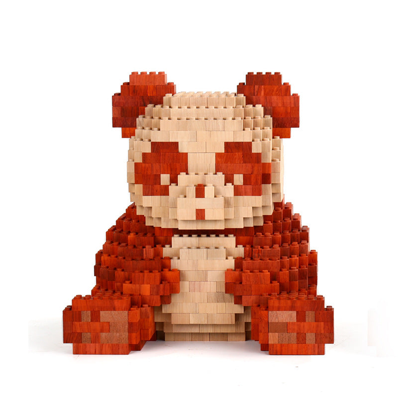 潮玩系列益智解压拼装木制积木 Trendy Play Series Puzzle Decompression Assembly Wooden Blocks5502-5512-5516-5503