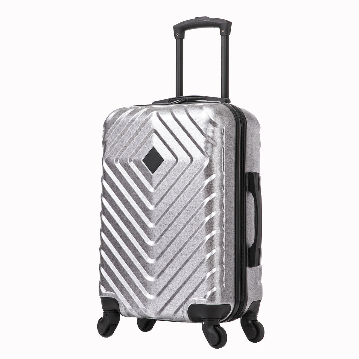 行李箱磨砂质感密码箱ABS外贸登机箱PC拉杆万向拆卸轮旅行箱包Suitcase with a frosted finish, combination lock, ABS international carry-on, PC telescopic handle, omnidirectional detachable wheels, travel luggage
