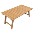 插伞榉木折叠桌Folding Table with Umbrella Holder, Made of Beech Wood
