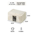 收纳箱家用大容量牛津布防水衣服收纳箱可折叠宿舍棉被杂物储物箱Storage Box – Large-capacity, waterproof Oxford fabric storage box for home use; foldable storage box for duvets and miscellaneous items in student accommodation