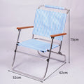 条纹折叠沙滩椅Striped folding beach chair