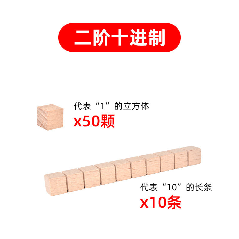 四阶十进制教具小学生蒙氏家庭版串珠银行蒙特梭利学生用教具批发Fourth-Level Decimal Teaching Aids for Primary School Pupils – Montessori Home Edition Bead Bank – Montessori Student Teaching Aids – Wholesale