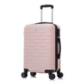 外贸出口行李箱磨砂ABS密码登机箱子PC拉杆箱万向轮旅行箱轻便Foreign trade export luggage: matt ABS combination lock cabin suitcases, PC trolley suitcases, multi-directional wheel travel suitcases, lightweight