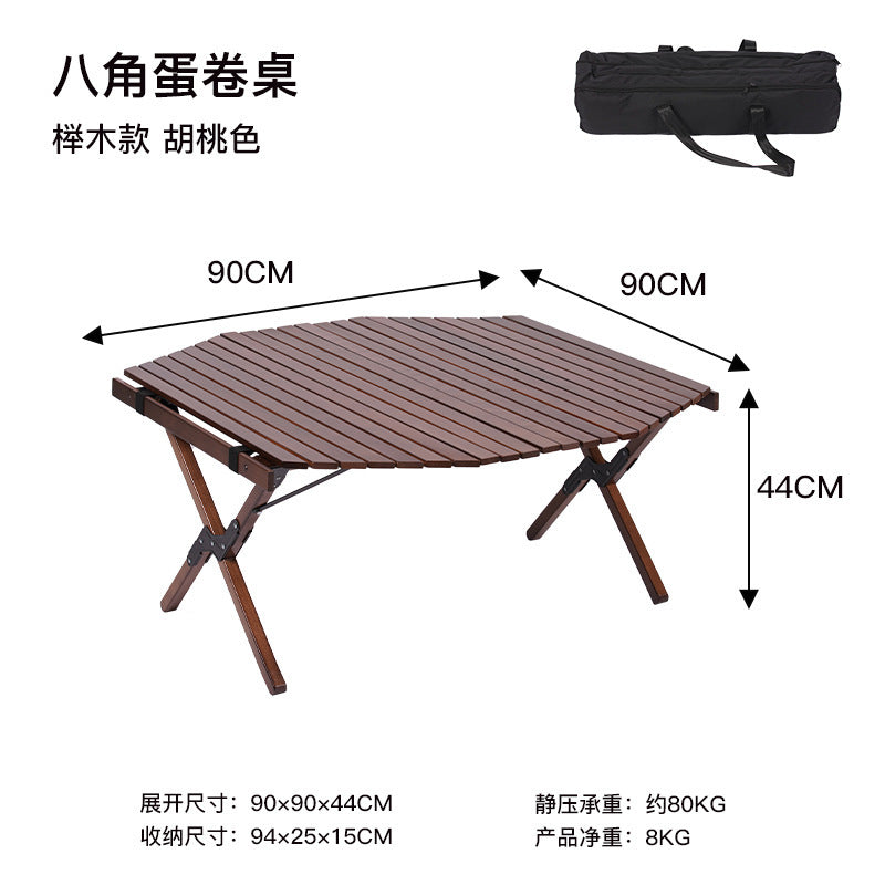 便携式折叠蛋卷桌Portable Folding Roll-Up Table