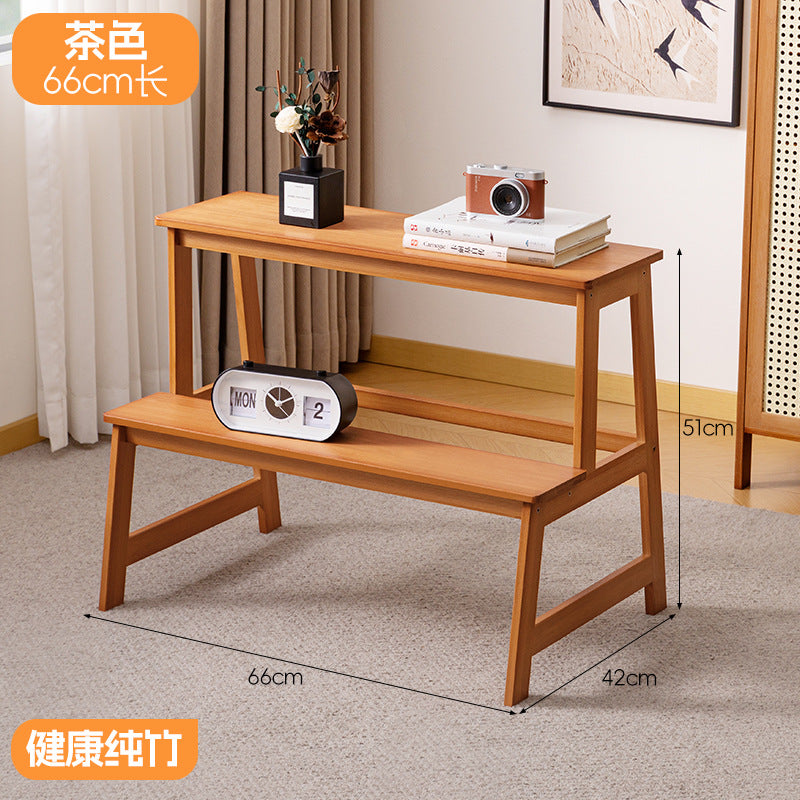 楠竹人字梯可折叠家用梯凳便携多功能折叠梯小型加厚梯子凳子批发Nan Zhu A-frame Ladder – Foldable Household Ladder and Step Stool, Portable Multifunctional Folding Ladder, Small Reinforced Ladder and Step Stool – Wholesale