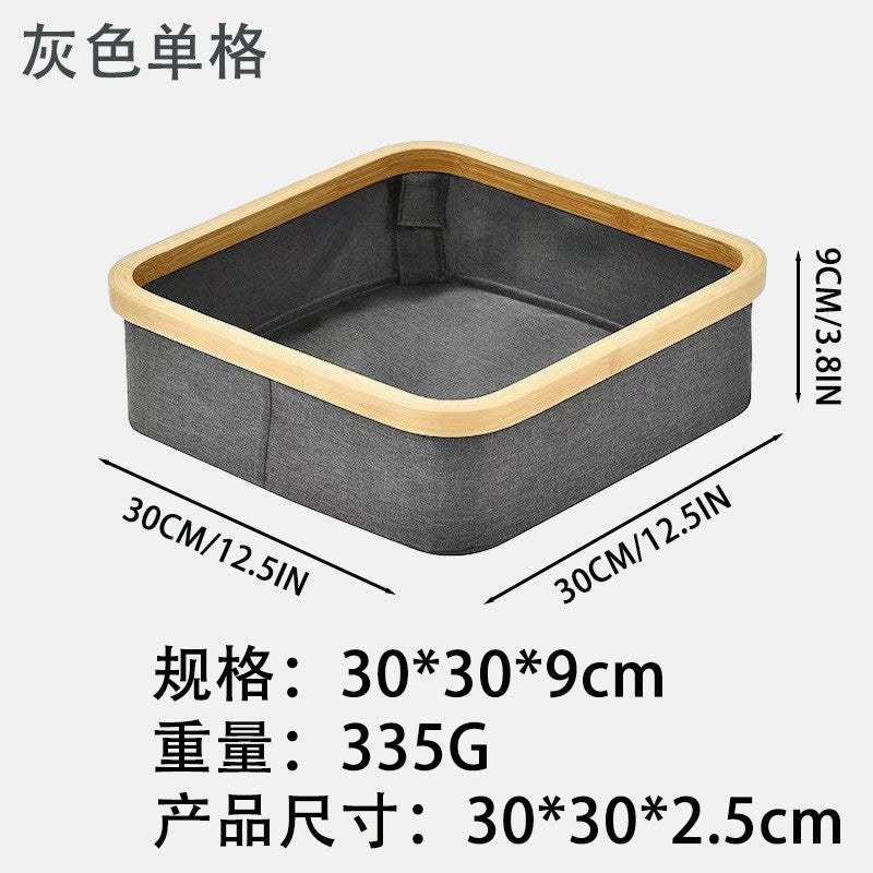 内衣内裤袜子三合一收纳盒 家用抽屉分格文胸内衣裤整理箱收纳筐3-in-1 Storage Box for Underwear, Briefs and Socks – Home Use Drawer Organiser for Bras, Underwear and Briefs