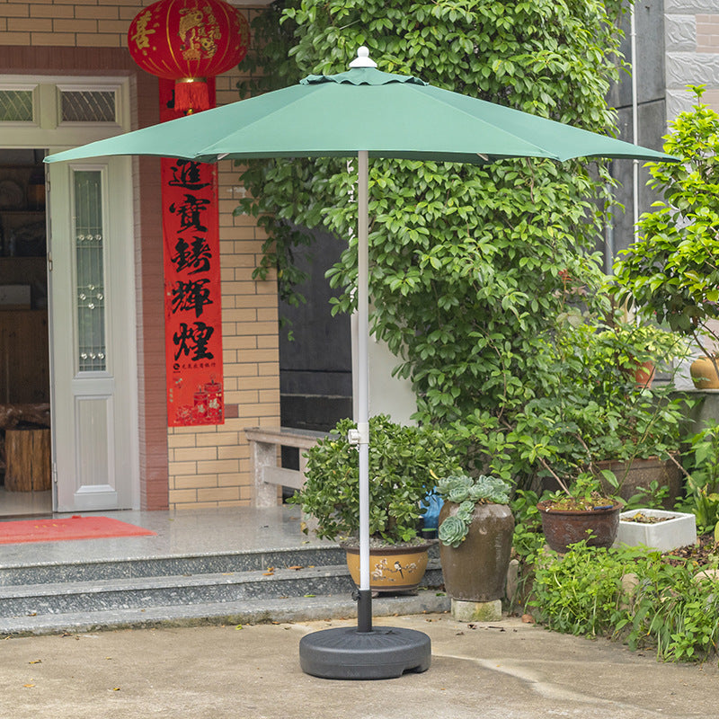 2.4米双杠铝柱手推伞2.4-metre aluminium-pole hand-operated umbrella with double rungs