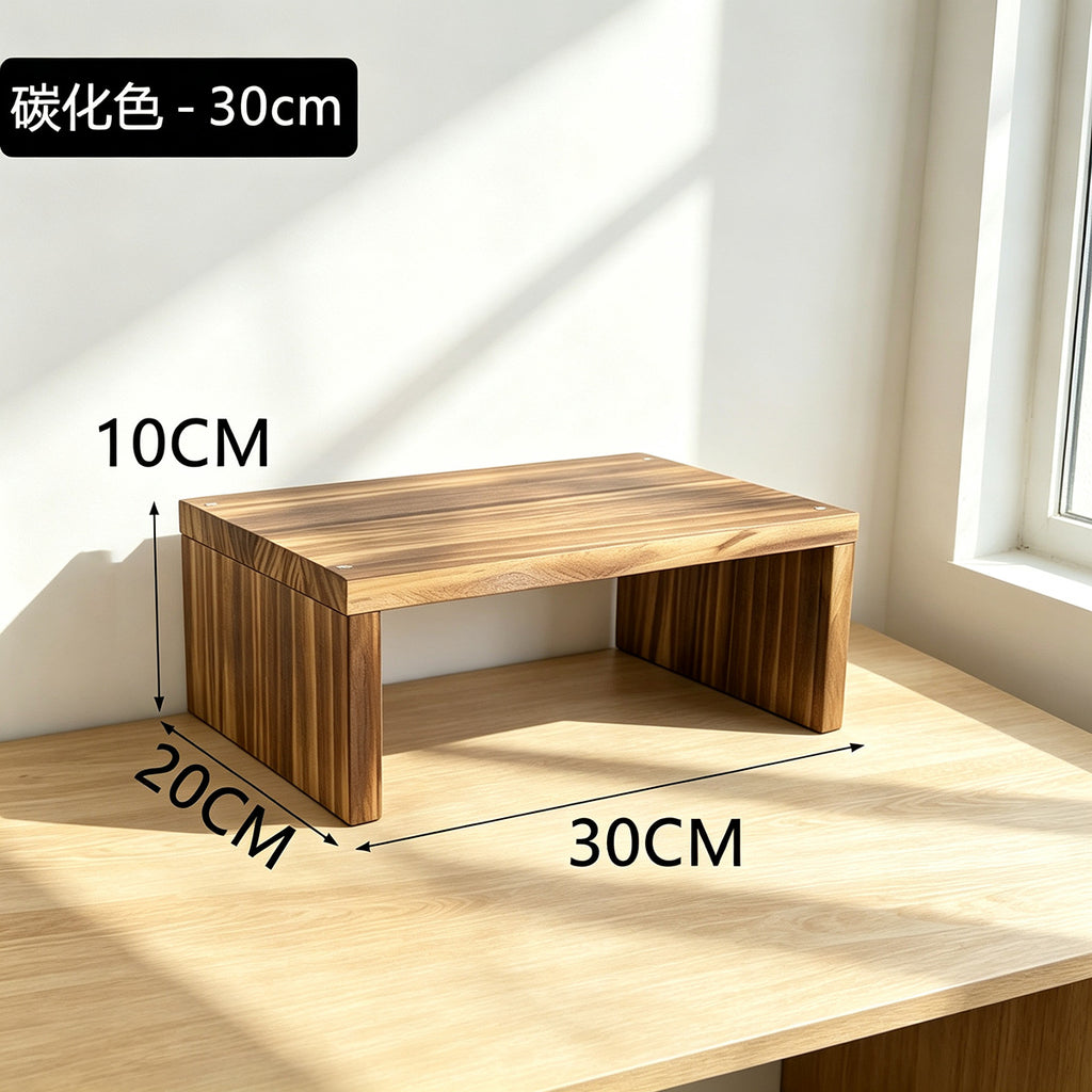 20cm宽展示架实木阶梯置物架可移动花架绿植盆栽名酒大号收纳架子20cm-wide display stand, solid wood tiered shelving unit, portable plant stand, large storage rack for houseplants, potted plants and fine wines