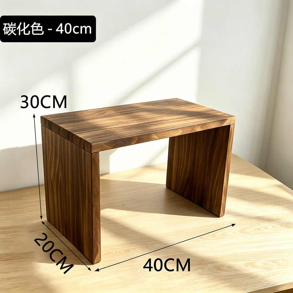 20cm宽展示架实木阶梯置物架可移动花架绿植盆栽名酒大号收纳架子20cm-wide display stand, solid wood tiered shelving unit, portable plant stand, large storage rack for houseplants, potted plants and fine wines