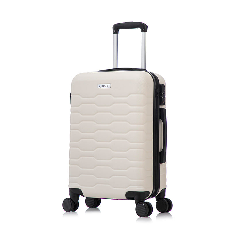 外贸出口行李箱磨砂ABS密码登机箱子PC拉杆箱万向轮旅行箱轻便Foreign trade export luggage: matt ABS combination lock cabin suitcases, PC trolley suitcases, multi-directional wheel travel suitcases, lightweight