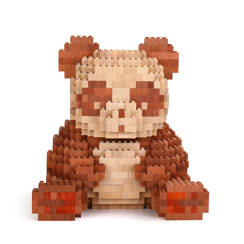潮玩系列益智解压拼装木制积木 Trendy Play Series Puzzle Decompression Assembly Wooden Blocks5502-5512-5516-5503