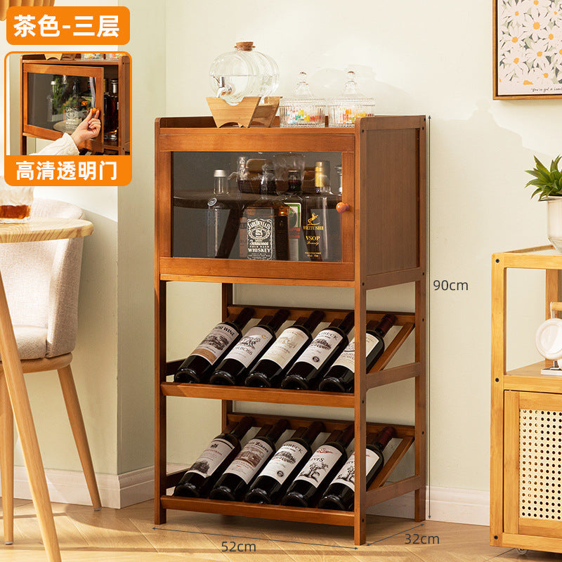 酒柜展示柜家用客厅酒柜置物架红酒架子瓶架多层斜放红酒架靠墙Wine cabinet, display cabinet, home living room wine cabinet, storage rack, wine rack, bottle rack, multi-tiered angled wine rack, wall-mounted