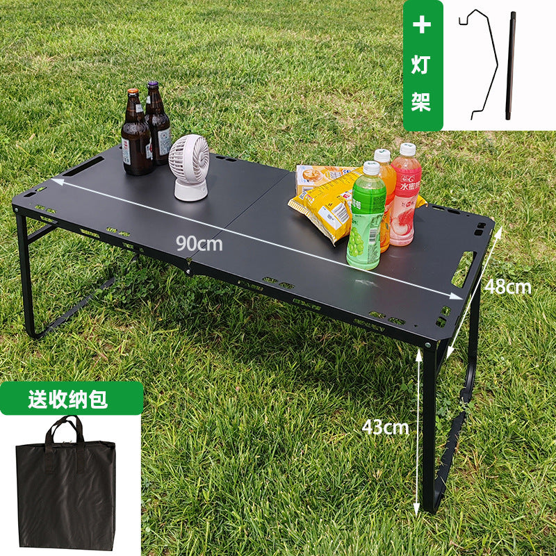 露营半自动战术桌Semi-automatic tactical camping table