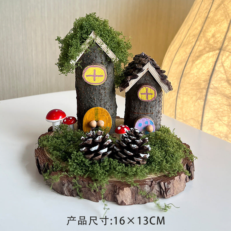 新款木制趣味树屋DIY儿童创意手工盒益智拼搭积木玩具 提升想象力New Wooden Fun Treehouse DIY Children’s Creative Craft Kit – Educational Building Blocks to Boost Imagination