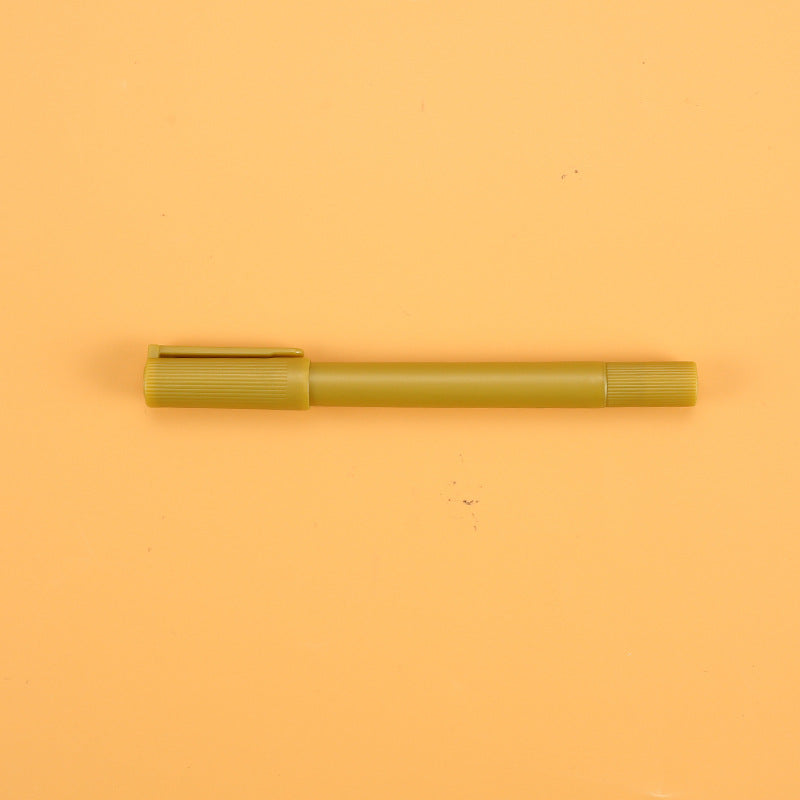 金属秀丽笔儿童水彩笔勾线笔水溶性笔12色套装文具定制Metal XiuLi Pens: Children’s Watercolour Pens, Outline Pens, Water-soluble Pens – 12-Colour Set, Customised Stationery