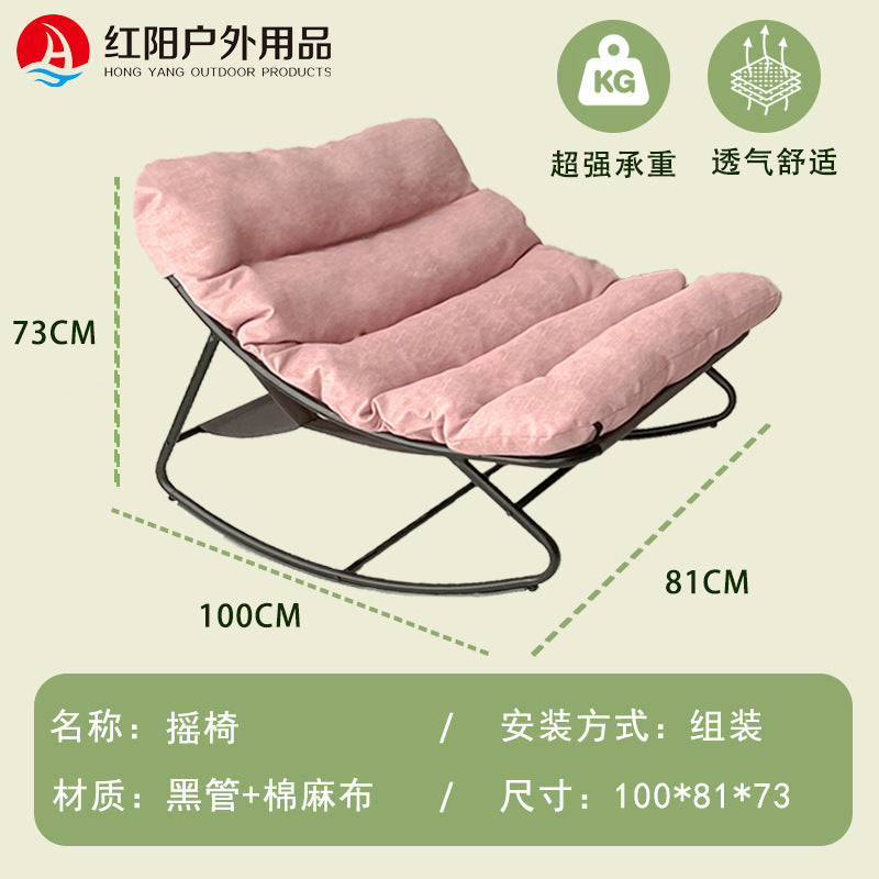 可躺可睡摇椅Reclining and sleeping rocking chair