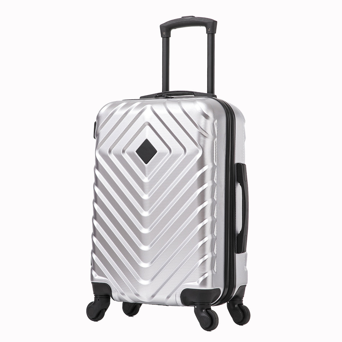行李箱磨砂质感密码箱ABS外贸登机箱PC拉杆万向拆卸轮旅行箱包Suitcase with a frosted finish, combination lock, ABS international carry-on, PC telescopic handle, omnidirectional detachable wheels, travel luggage
