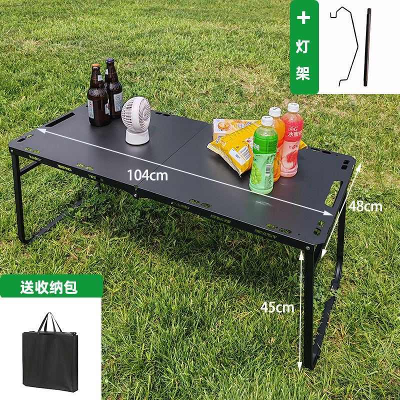 露营半自动战术桌Semi-automatic tactical camping table
