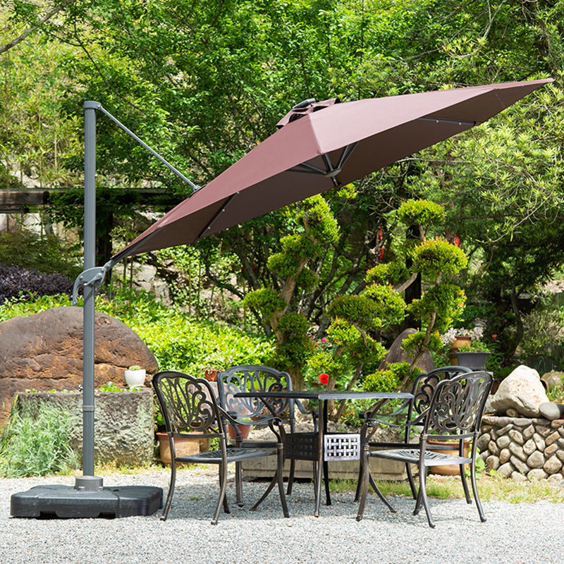带灯珠小罗马圆伞Small Roman-style round umbrella with LED lights