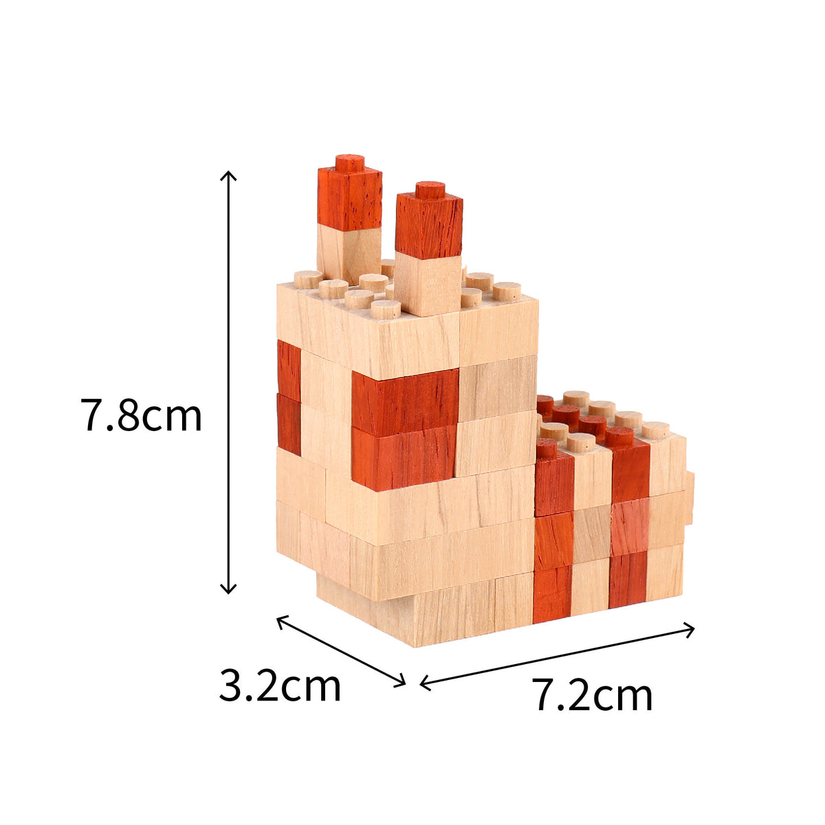 益智解压拼装玩具小动物积木 Puzzle decompression assembly toys, small animal building blocks5201-5214