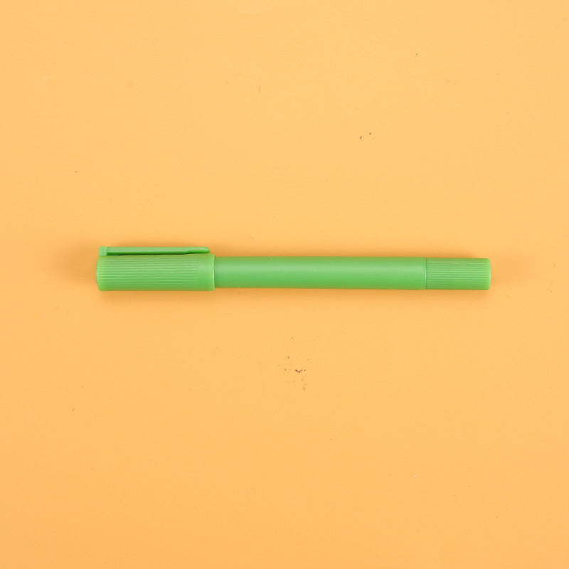 金属秀丽笔儿童水彩笔勾线笔水溶性笔12色套装文具定制Metal XiuLi Pens: Children’s Watercolour Pens, Outline Pens, Water-soluble Pens – 12-Colour Set, Customised Stationery