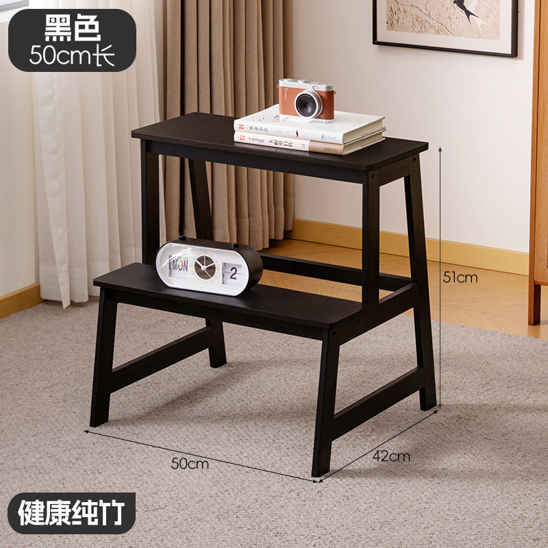 楠竹人字梯可折叠家用梯凳便携多功能折叠梯小型加厚梯子凳子批发Nan Zhu A-frame Ladder – Foldable Household Ladder and Step Stool, Portable Multifunctional Folding Ladder, Small Reinforced Ladder and Step Stool – Wholesale