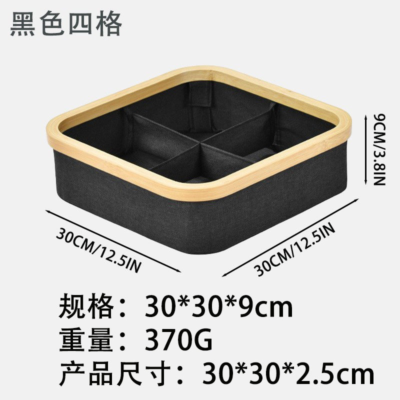内衣内裤袜子三合一收纳盒 家用抽屉分格文胸内衣裤整理箱收纳筐3-in-1 Storage Box for Underwear, Briefs and Socks – Home Use Drawer Organiser for Bras, Underwear and Briefs