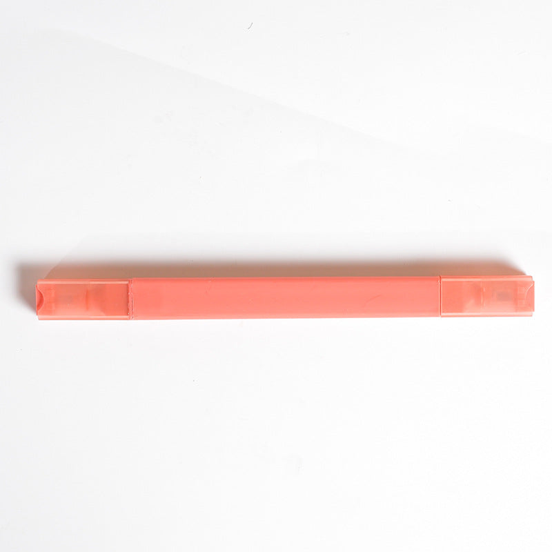彩色荧光笔套装 双头四方彩色香味标记笔学生划重点DIY手账记号笔Coloured Highlighter Set: Double-ended, Square-tipped, Coloured, Scented Markers – Ideal for Students to Highlight Key Points and for DIY Bullet Journaling