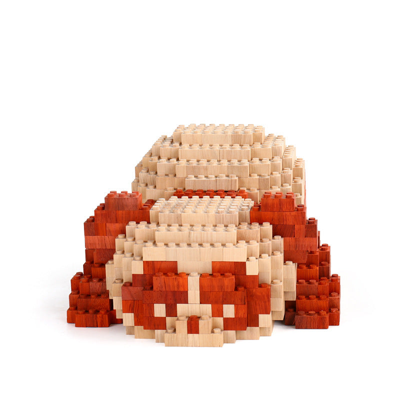 潮玩系列益智解压拼装木制积木 Trendy Play Series Puzzle Decompression Assembly Wooden Blocks5502-5512-5516-5503