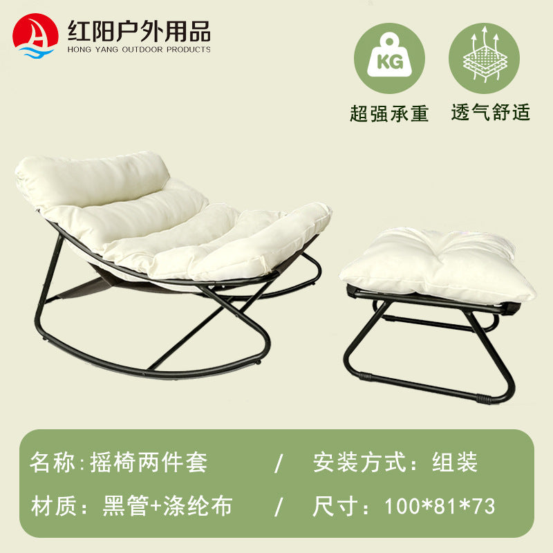 可躺可睡摇椅Reclining and sleeping rocking chair