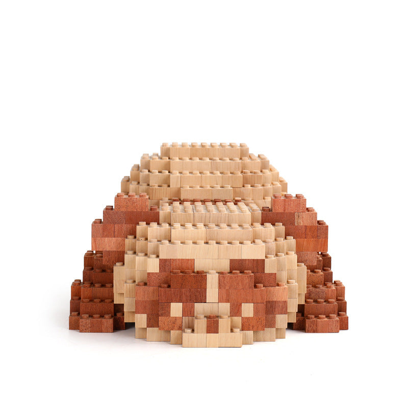 潮玩系列益智解压拼装木制积木 Trendy Play Series Puzzle Decompression Assembly Wooden Blocks5502-5512-5516-5503