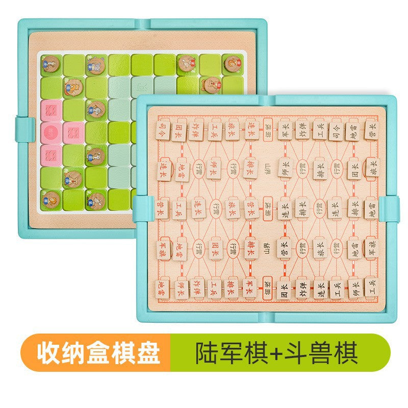 飞行棋跳棋五子棋象棋批发多功能木质桌游戏棋类批发儿童益智玩具Children’s Educational Early Learning Wooden Coloured Counting Blocks: Colour Recognition, Sorting, Stacking and Puzzle-Solving Toy Game