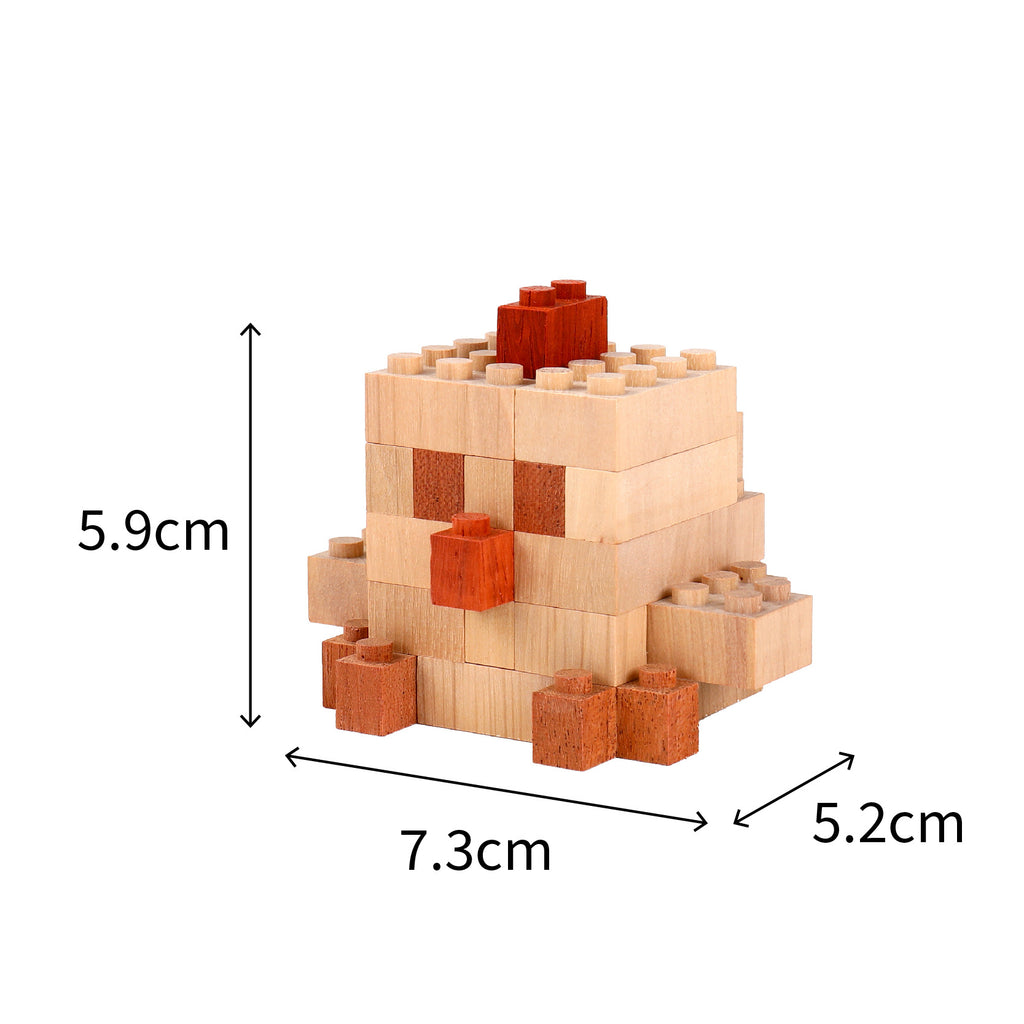 益智解压拼装玩具小动物积木 Puzzle decompression assembly toys, small animal building blocks5201-5214