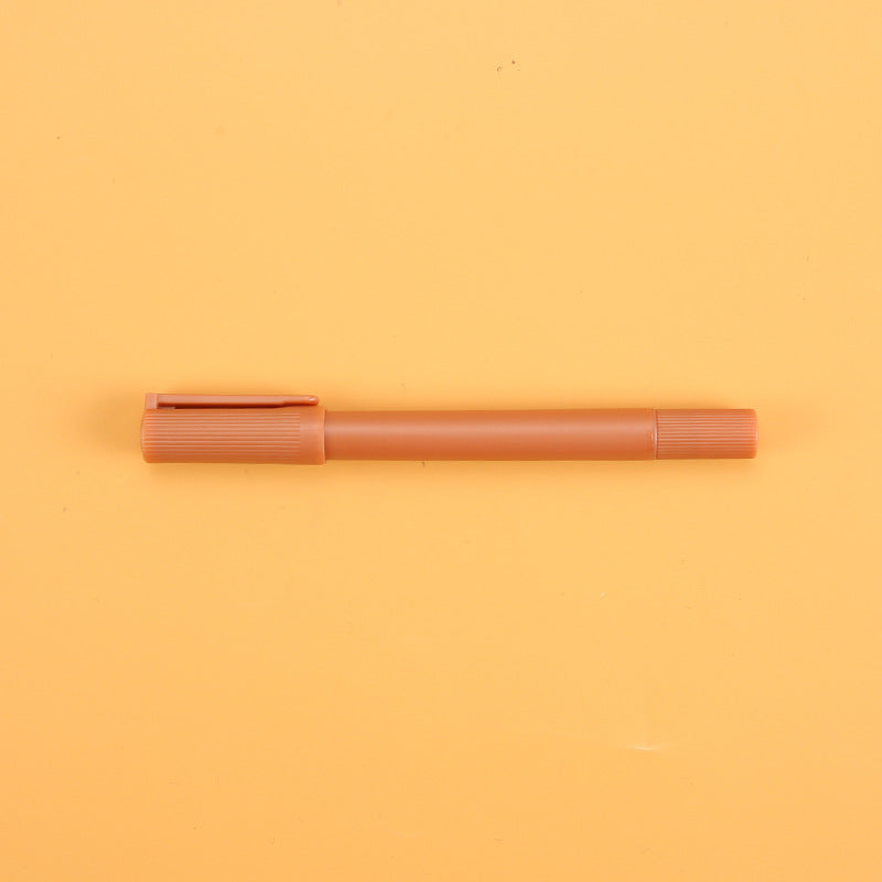 金属秀丽笔儿童水彩笔勾线笔水溶性笔12色套装文具定制Metal XiuLi Pens: Children’s Watercolour Pens, Outline Pens, Water-soluble Pens – 12-Colour Set, Customised Stationery