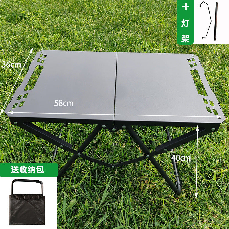 露营半自动战术桌Semi-automatic tactical camping table